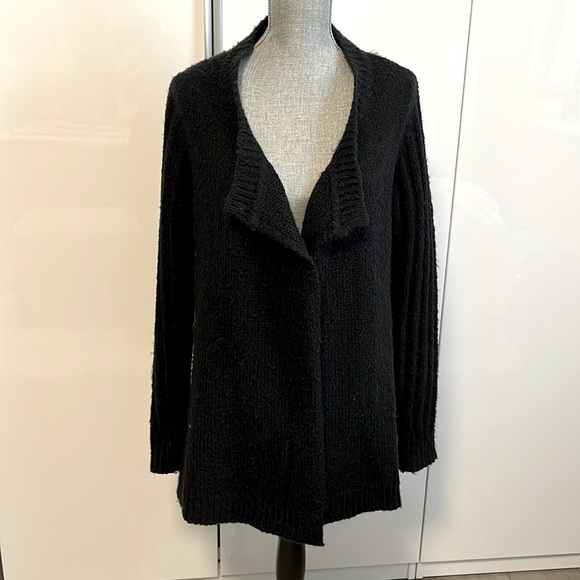RUBY MOON Open Long Cardigan Wool Blend, Size L - Picture 1 of 9